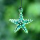 Multicolor Beach Theme Assorted Starfish Christmas Tree Ornaments Set of 10 Pcs